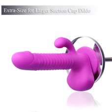Крепление для фаллоимитаторов на присоске для секс-машин Hismith Suction Cup Adapter 4.5″ KlicLok - S