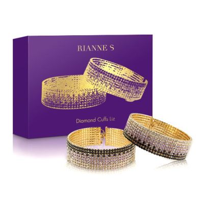 Лакшері наручники–браслети з кристалами Rianne S: Diamond Cuffs, подарункове паковання