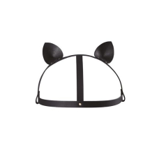 Маска кішечки Bijoux Indiscrets MAZE – Cat Ears Headpiece Чорний колір, екошкіра