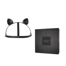Маска кішечки Bijoux Indiscrets MAZE – Cat Ears Headpiece Чорний колір, екошкіра