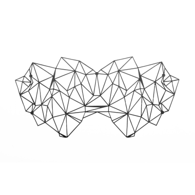 Маска на лицо Bijoux Indiscrets – Kristine Mask, виниловая, клеевое крепление, без завязок