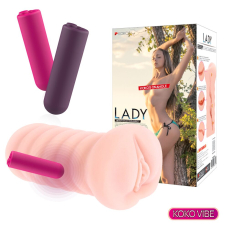 Мастурбатор для чоловіків – вагіна з вібрацією – Kokos Lady Vibe