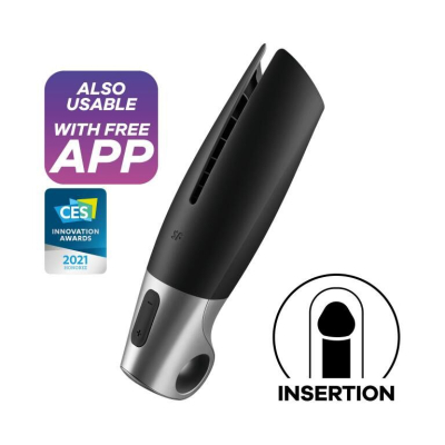 Смарт–мастурбатор Satisfyer Power Masturbator з вібрацією