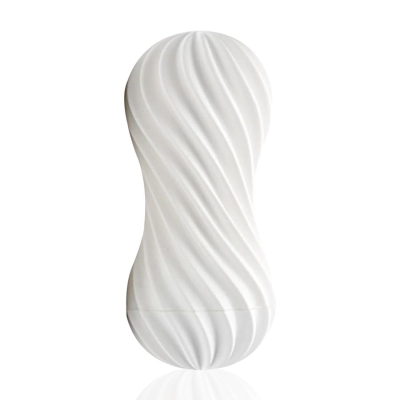 Мастурбатор для мужчин (Тенга) Tenga Flex Silky White с регулировкой интенсивности