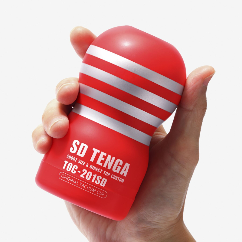 Червоний мастурбатор для чоловіків Tenga SD Original Vacuum Cup (Японія)