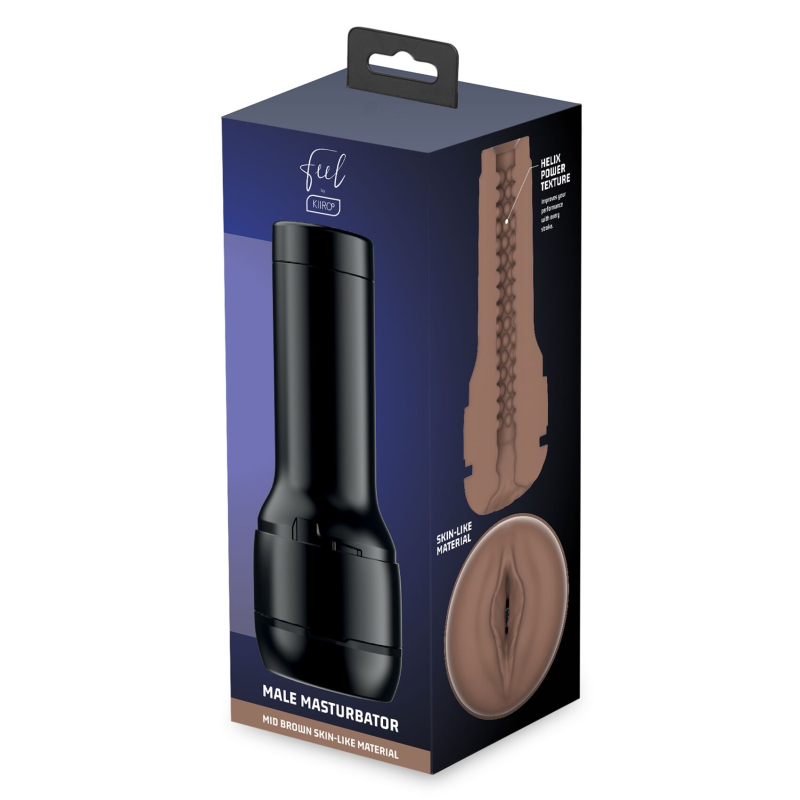 Мастурбатор в колбі для секс машини Kiiroo Keon – Kiiroo Feel Stroker Mid Brown