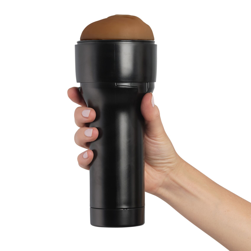 Мастурбатор в колбі для секс машини Kiiroo Keon – Kiiroo Feel Stroker Mid Brown