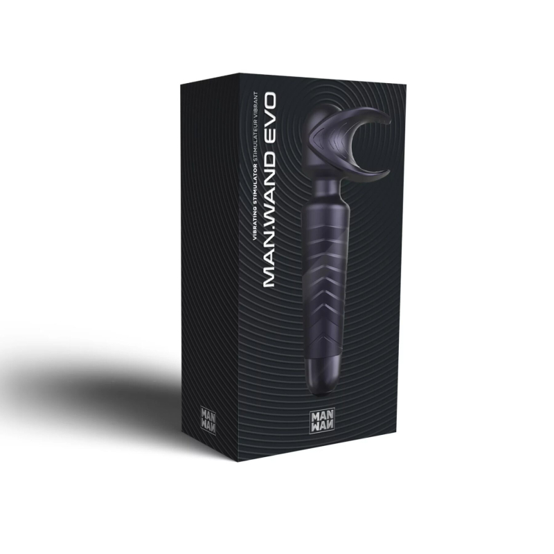 Мастурбатор вібромасажер – Manwan MAN.WAND EVO Black Plum, віброційний мінет