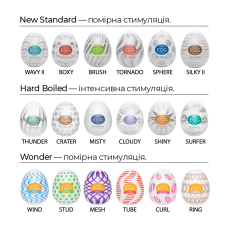 Мастурбатор яйце – Tenga Egg Thunder (Тенга текстура Thunder)