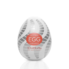 Мастурбатор яйце Tenga Egg Tornado – спірально-геометричний рельєф
