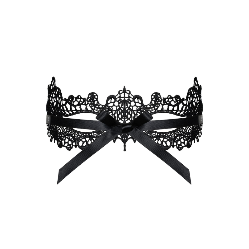 Мереживна маска Obsessive A701 mask, єдиний розмір, чорна