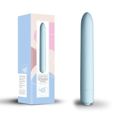 Міні вібратор – SugarBoo Sugar Blue – 10 рівнів інтенсивності, працює від 2 батарейок, базовий водозахист