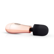 Міні вібромасажер "мікрофон" Rosy Gold Nouveau Mini Massager – 10 потужних вібро режимів, текстуровані реберця