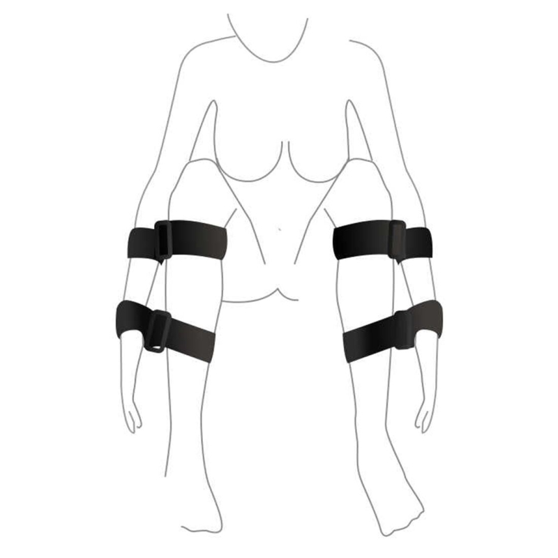 Набор для фиксации Art of Sex – BDSM Hands to feet Simple