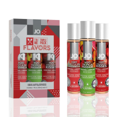 Набір JO Tri-Me Triple Pack – Flavors (3×30 мл) три різні смаки оральних змазок