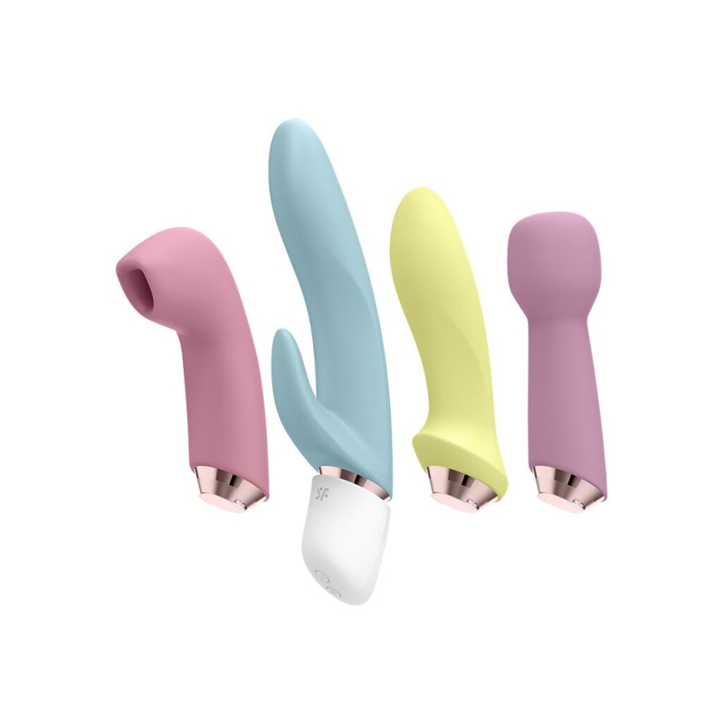 Набір вібраторів – Satisfyer Marvelous Four – вакуумний стимулятор, кролик, масажер, вібратор точки G