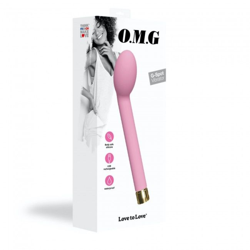 Мощный вибратор для точки G – Love To Love O.M.G. Rose – 10 режимов работы, тихий и надежный мотор