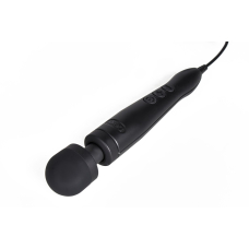 Мощный вибромассажер – DOXY Die Cast 3 Matt Black с металлическим корпусом, питание 220 В