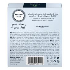 Презервативы Mister Size - pure feel - 47 (3 condoms), толщина 0,05 мм