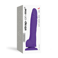 Реалістичний фалоімітатор Strap-On-Me Soft Realistic Dildo Violet, розмір L, довжина 19 см