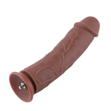 Силіконовий великий фалоімітатор для секс-машин Hismith Silicone Dildo, система KlicLok, довж. 28.2 см