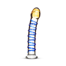 Скляний дилдо Gildo Glass Dildo No. 1, довжина 17.5 см