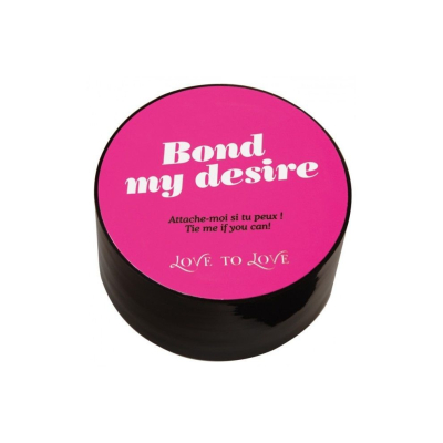 Бондажный скотч Love To Love BOND MY DESIRE (15м) Черный, не липнет к коже и волосам