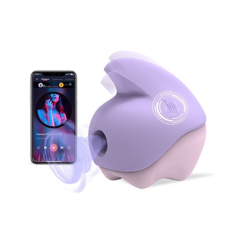 Смарт вакуумний стимулятор з вібрацією – Magic Motion Unicorn Purple – 7 режимів вакуума + 7 вібро