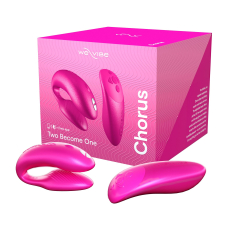 Смарт-вибратор для пар – We-Vibe Chorus Cosmic Pink – пульт + дистанционное App управление с телефона