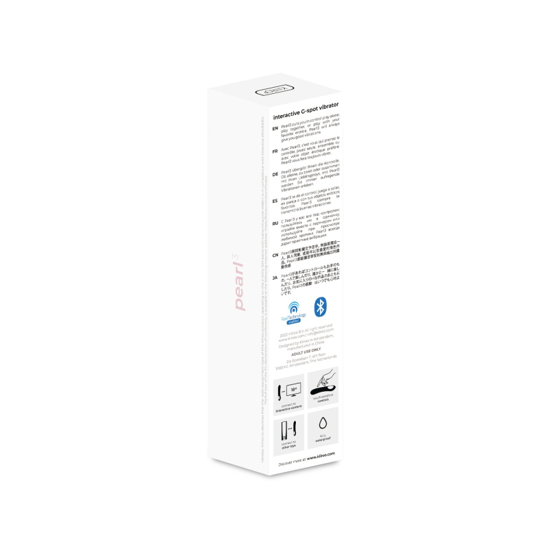 Смарт вібратор для точки G – Kiiroo Pearl 3 Pink – три мотори, застосунок для iPhone та Android