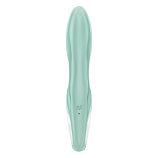 Смарт вібратор-кролик з надувом – Satisfyer Air Pump Bunny 5+ – управління з телефона на відстанні через додаток