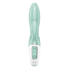 Смарт вібратор-кролик з надувом – Satisfyer Air Pump Bunny 5+ – управління з телефона на відстанні через додаток