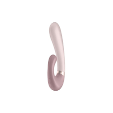 Смарт вібратор-кролик з підігрівом до 40° – Satisfyer Heat Wave Mauve – 2 мотори, App-керування