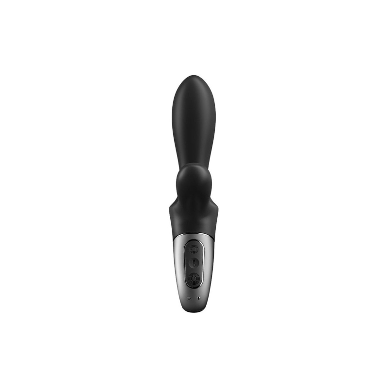 Смарт-вібратор з підігрівом – Satisfyer Heat Climax + – 12 вібро-режимів, дистанційне керування на відстані