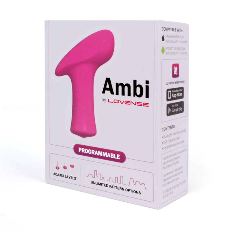 Смарт віброкуля Lovense Ambi – керування вібратором з телефона на відстані, підходить для вебкам