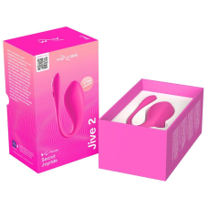 Смарт-віброяйце – We-Vibe Jive 2 Electric Pink, пульт керування, 4 години роботи