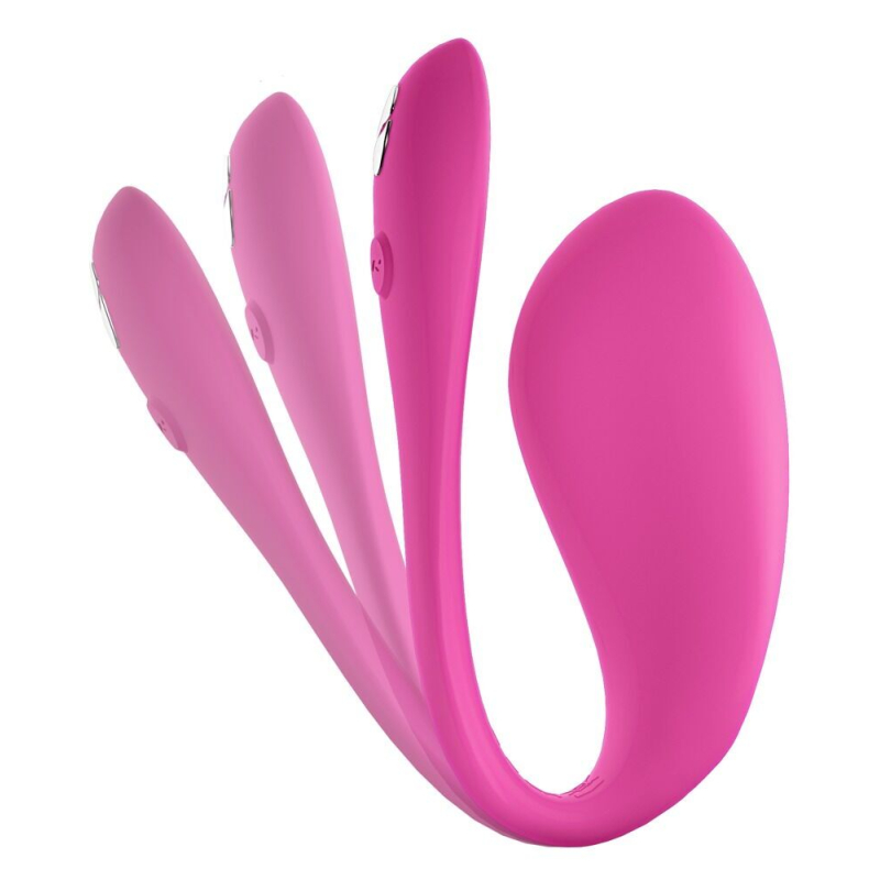 Смарт-віброяйце – We-Vibe Jive 2 Electric Pink, пульт керування, 4 години роботи
