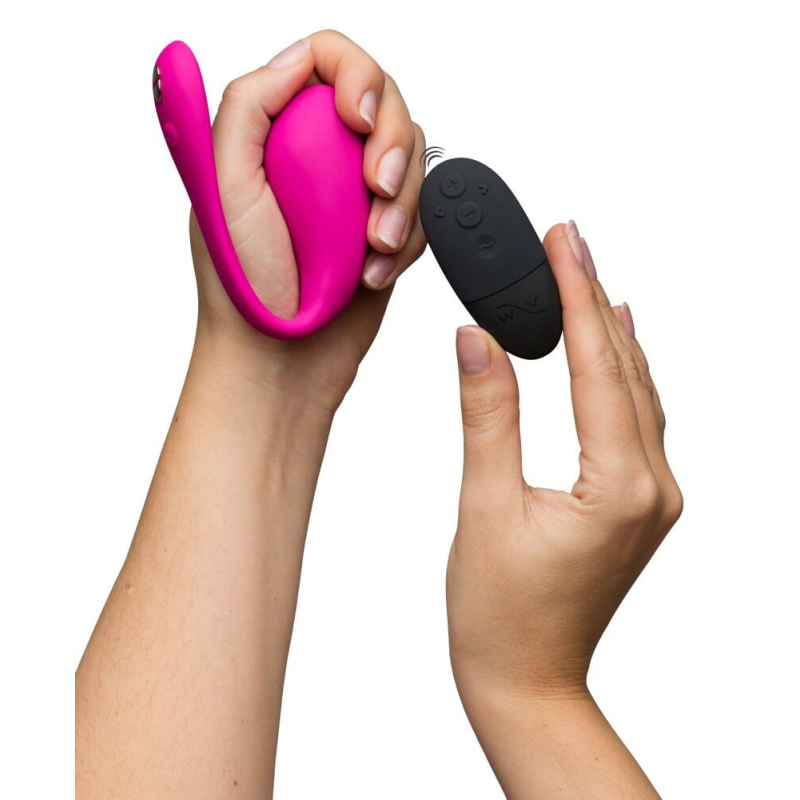 Смарт-віброяйце – We-Vibe Jive 2 Electric Pink, пульт керування, 4 години роботи