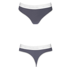 Спортивні трусики–стрінги Passion PS007 PANTIES темно–сірий, L