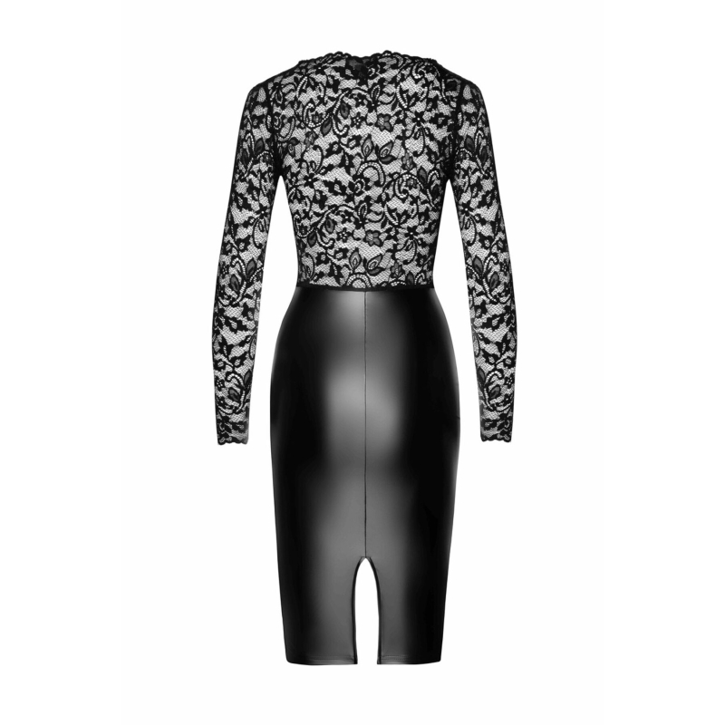 Сукня Noir Handmade F295 Euphoria lace and wetlook midi dress – M