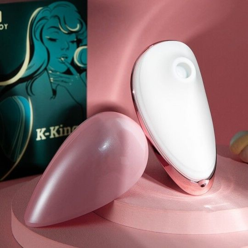 Вакуумний стимулятор KISTOY K-King Pink – 3 режими вакууму, тихий та потужний мотор
