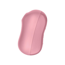 Вакуумний стимулятор з вібрацією 2в1 – Satisfyer Cotton Candy Light Red – 12 вібрацій, 11 вакуумів