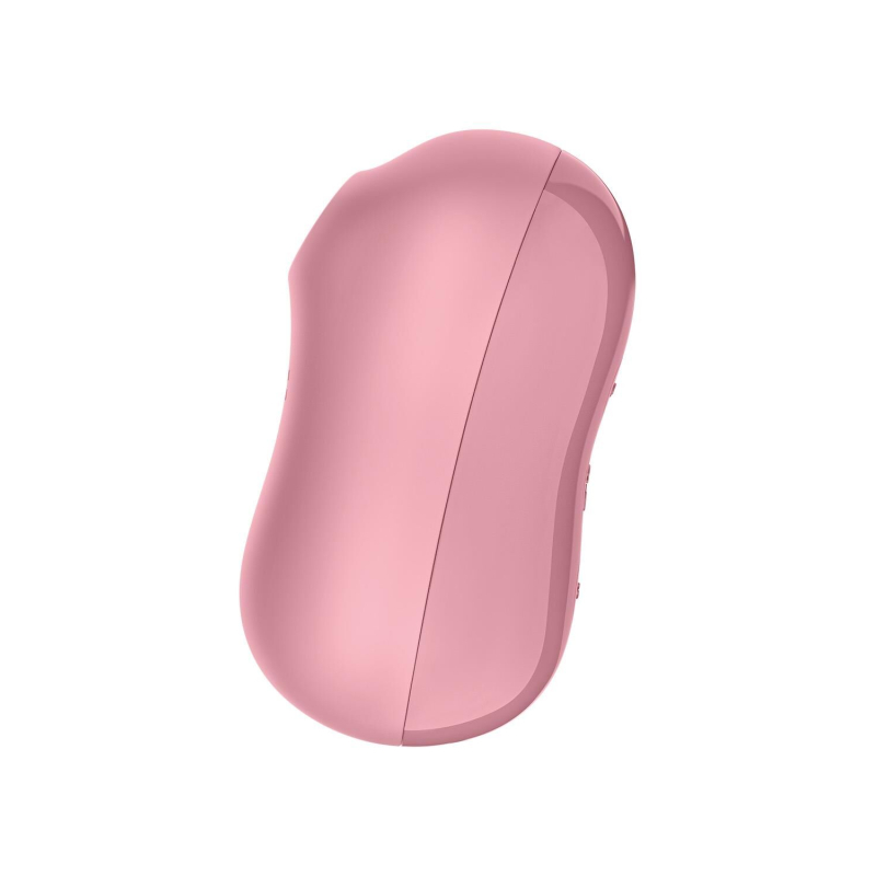 Вакуумний стимулятор з вібрацією 2в1 – Satisfyer Cotton Candy Light Red – 12 вібрацій, 11 вакуумів