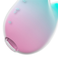 Вакуумний стимулятор з вібрацією – Satisfyer Mermaid Vibes Mint/Pink – 12 вібро + 11 вакуумних режимів