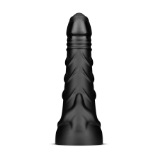 Великий Чорний Дилдо 25.4 см. на присосці BUTTR - Black Hawk Curved Anal Dildo
