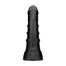 Великий Чорний Дилдо 25.4 см. на присосці BUTTR - Black Hawk Curved Anal Dildo