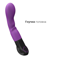 Вибратор Adrien Lastic Nyx – для стимуляции точки G и входа во влагалище, 8 режимов вибрации