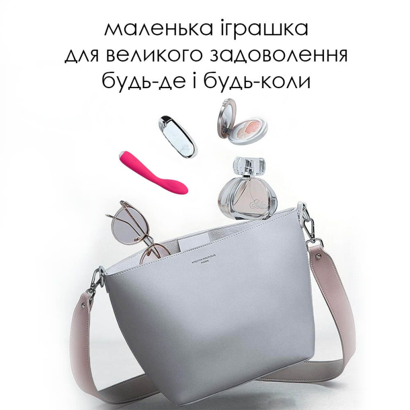 Вібратор для клітора та точки G – Svakom Iris Plum Red – гнучка головка, 5 режимів вібрації + 5 режимів інтенсивності