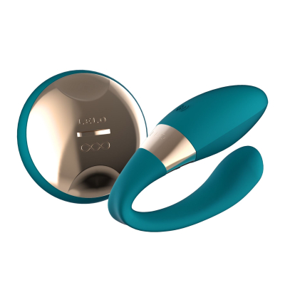 Вібратор для пар – LELO Tiani Duo Ocean Blue – 2 мотори, пульт керування