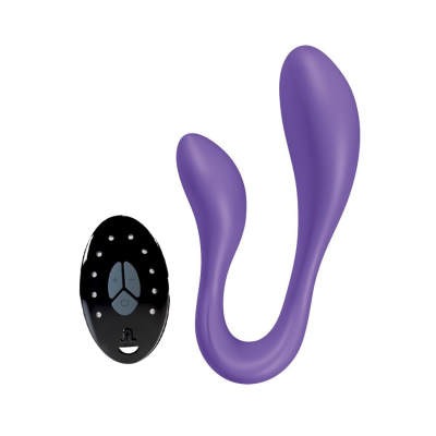 Вібратор для пар з пультом LRS – Adrien Lastic Couple Secrets II – два мотори та 10 варіантів вібрації